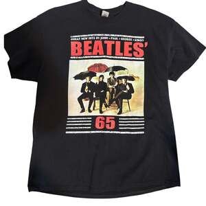 The Beatles 65 Vintage Out Of Print Tee-Shirt Size XL Gildan